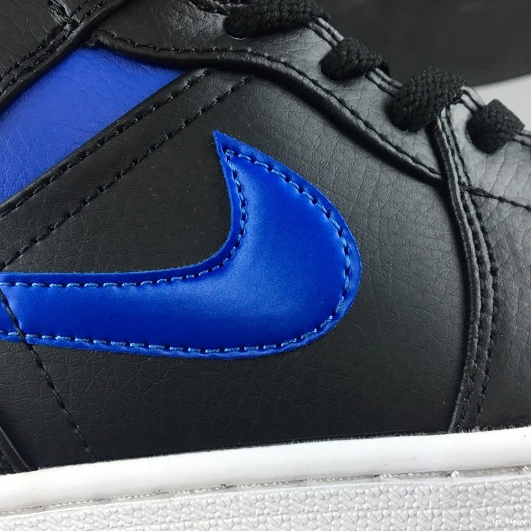 Royal Black Air Jordan Blue Mid 554724-068 1 1023